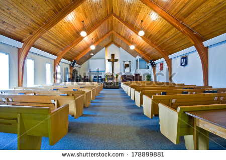 stock-photo-the-interior-of-a-simple-church-with-a-vaulted-wooden-ceiling-and-beams-178899881