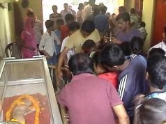 Shock As Hindu Members Worship Deformed “Baby Cow”, Say The Cow Is Their God